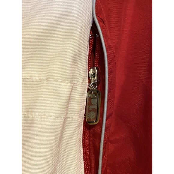 Vtg Y2K Lei Jacket Womens L Red White Ski Snowboard Winter Coat Hoodie L.E.I - Picture 10 of 16